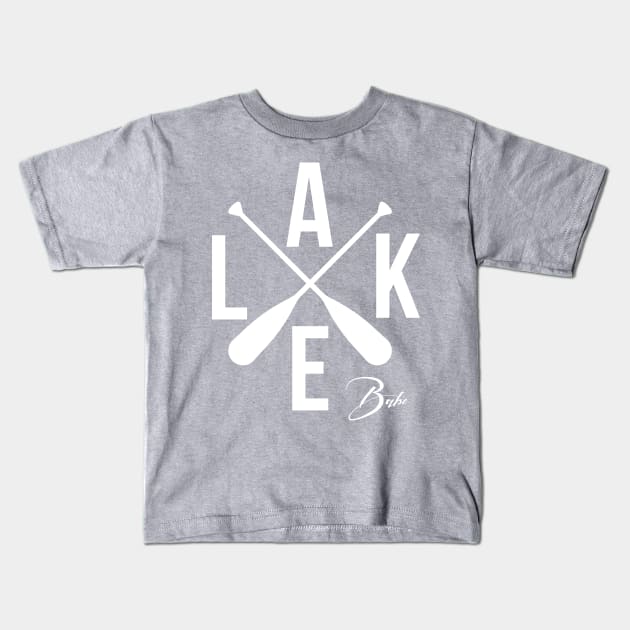 Lake Babe Kids T-Shirt by LeesaMay